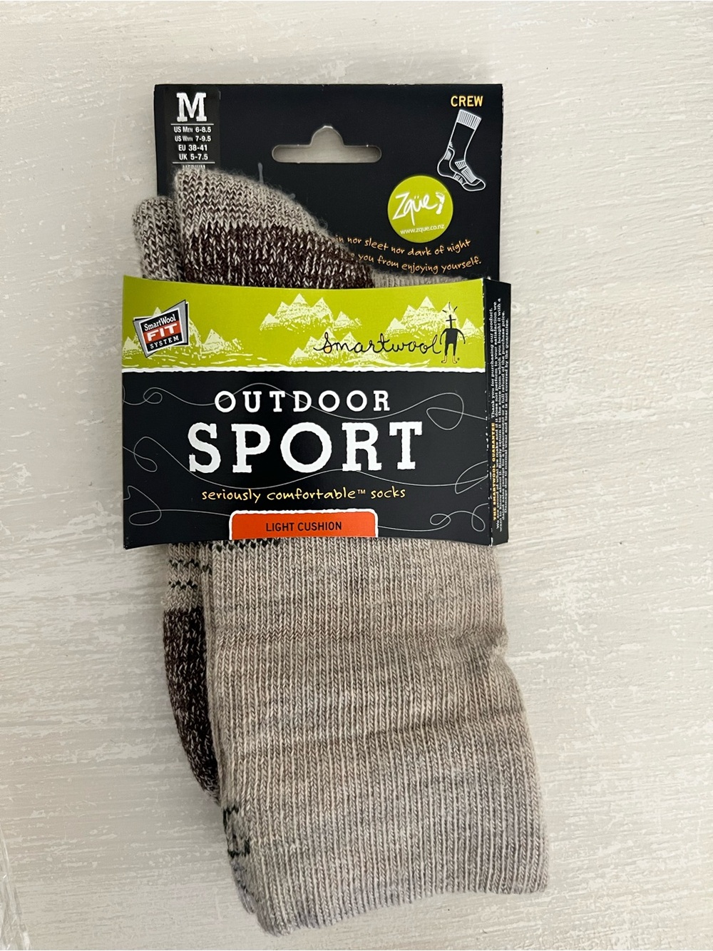 SmartWool Outdoor Sport Crew Socks Medium Merino Wool unisex Light Cushion NWT